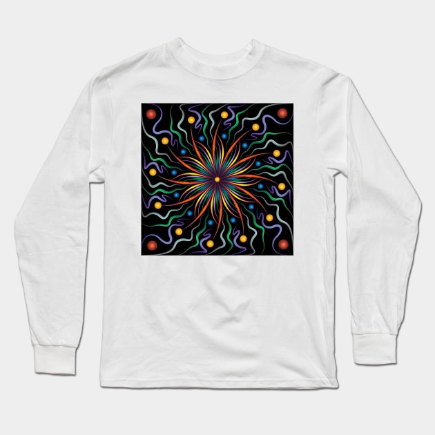 Galaxy Long Sleeve T-Shirt by becky-titus